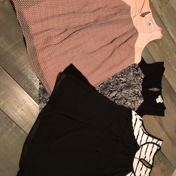 3 Motherhood Maternity Dress Tops - Picture 1 of 7